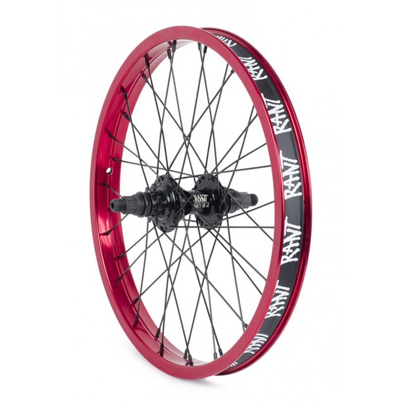 ROUE ARRIERE BMX 18'' RANT PARTY ON V2 RHD ROUGE